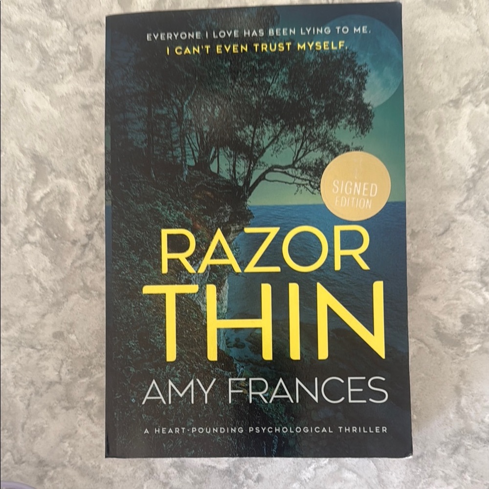 Razor Thin Signed Edition Book